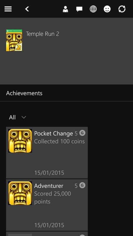 Screenshot, Windows 10 Mobile Insiders Preview feature