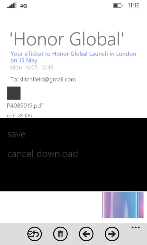 Screenshot, Windows Phone 8.1 in 2018