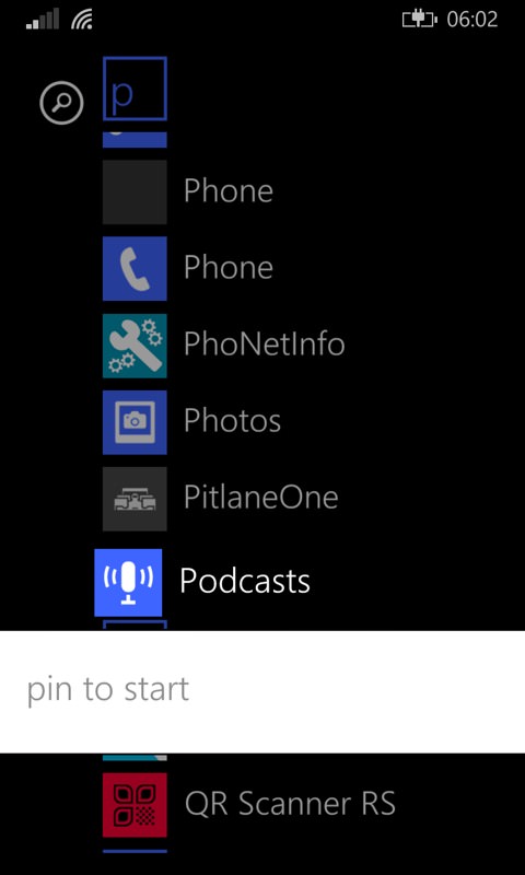 Screenshot, Windows Phone 8.1 in 2018