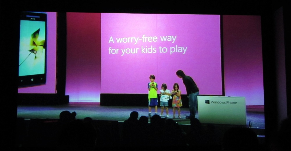 Joe Belfiore and family launching WP8