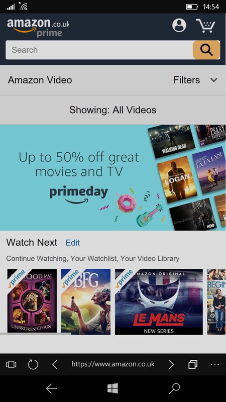 How do i watch amazon prime on sale on my phone