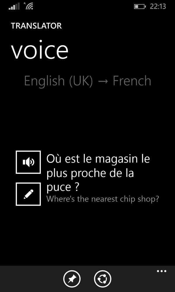 Screenshot, Bing/Microsoft app suite