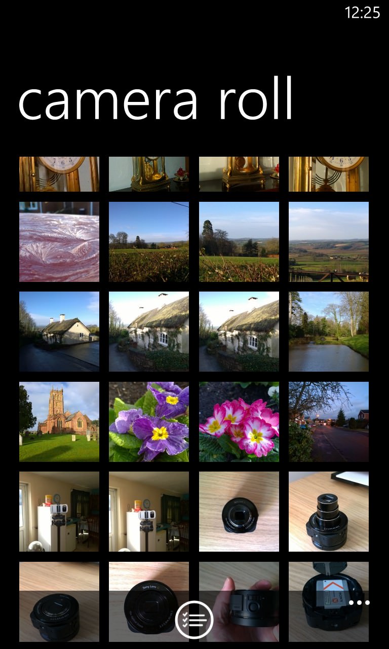 Screenshot, Camera Roll navigation tutorial