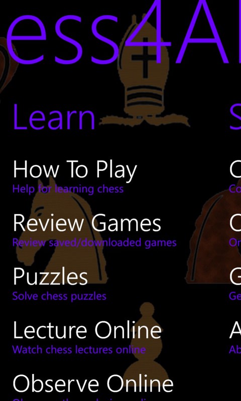 Chess feature screenshot