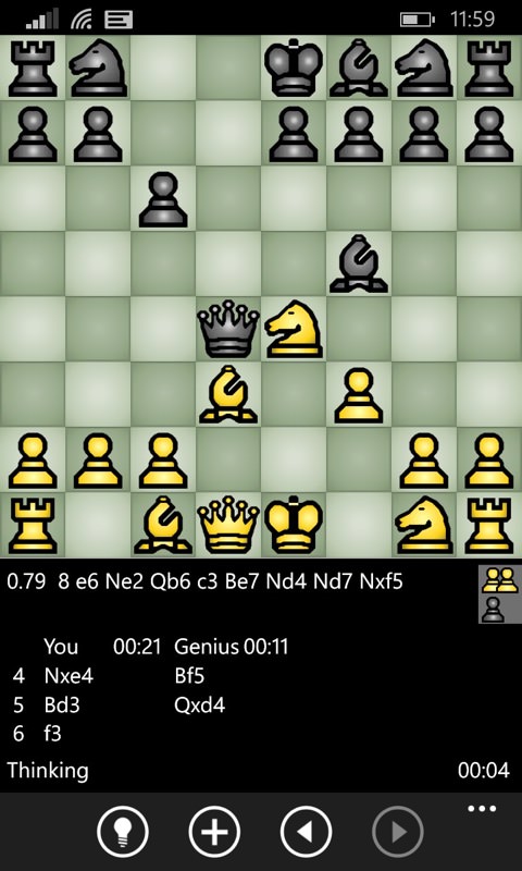 Chess, chess, chess playing against your Windows Phone