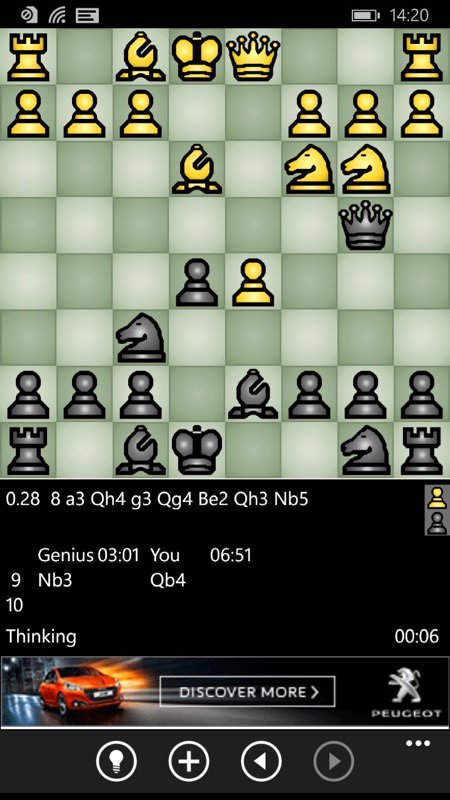 Chess, chess, chess playing against your Windows Phone