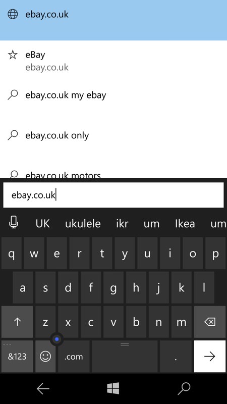 eBay via Edge tutorial