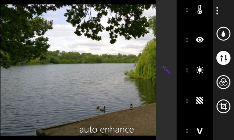 Screenshot, Photo enhancement feature