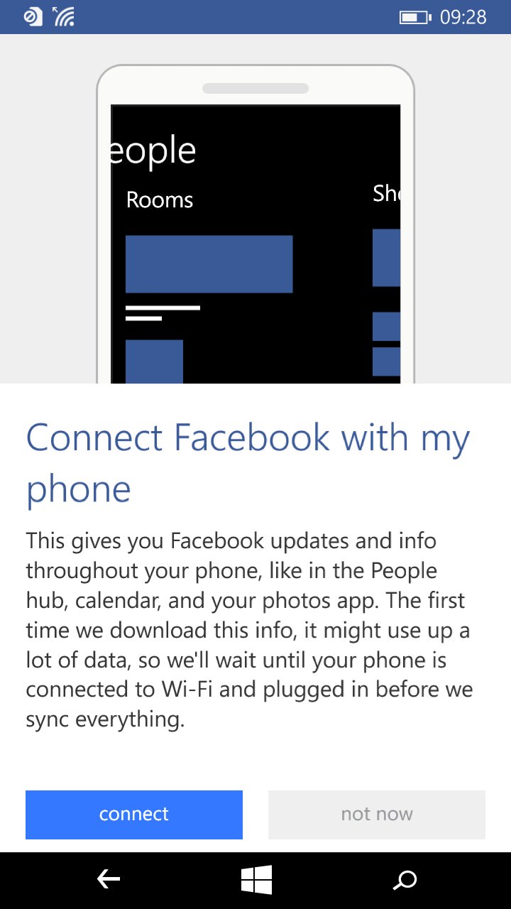 Screenshot, Facebook integration