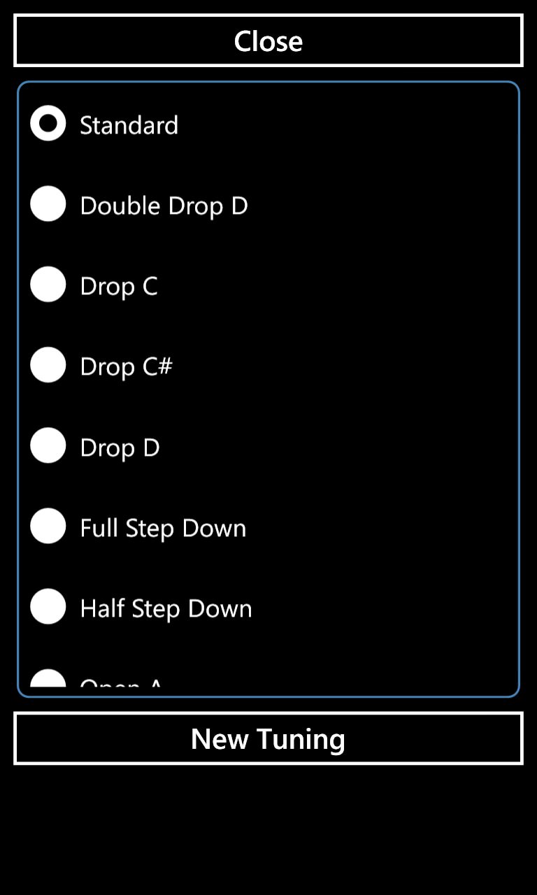 Screenshot, Guitar Tuner roundup feature