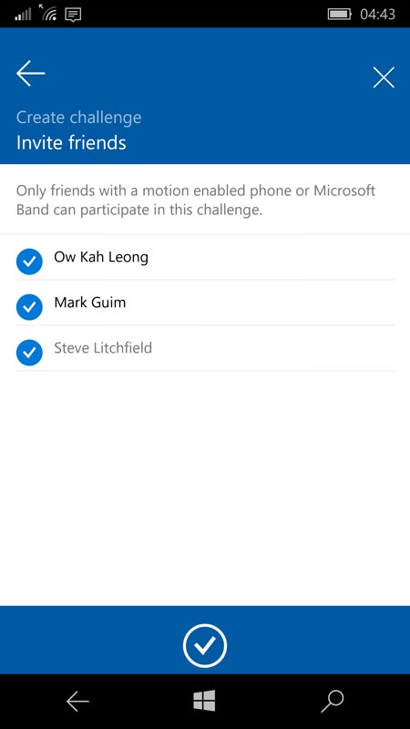 Screenshot, Microsoft Health