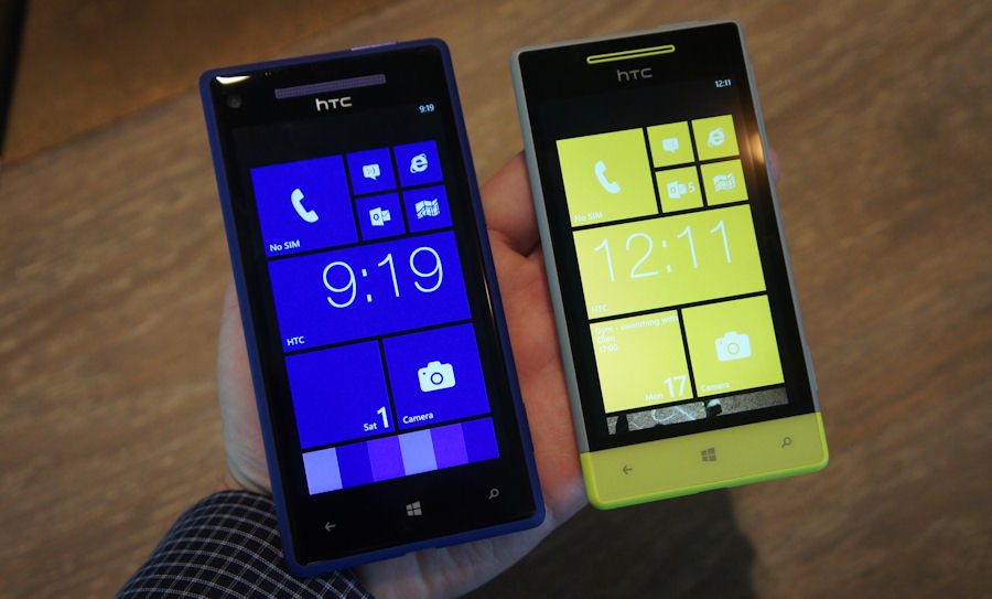 The HTC 8X and 8S