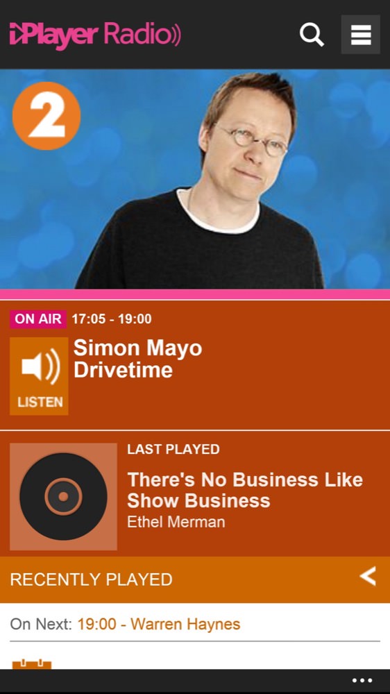 iPlayer screenshot