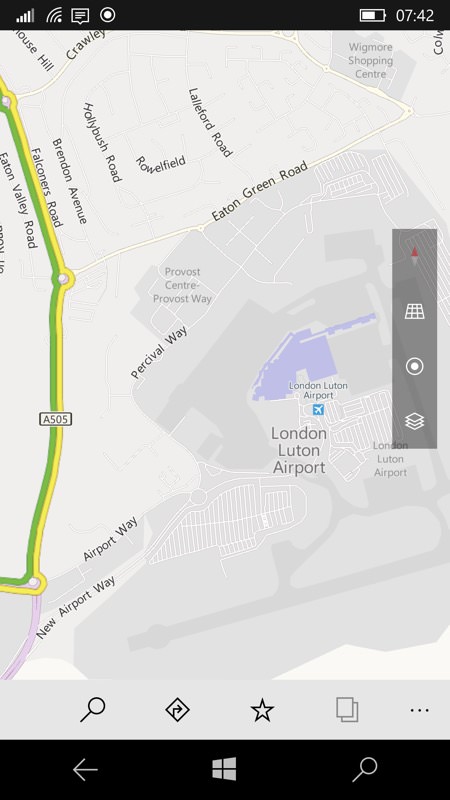 Screenshot, Windows 10 Maps and traffic