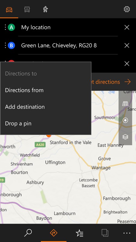 Screenshot, Windows 10 Maps