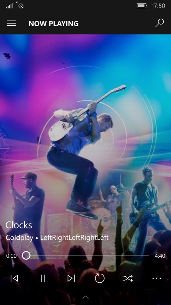 Screenshot, Windows 10 Mobile mid August 2015