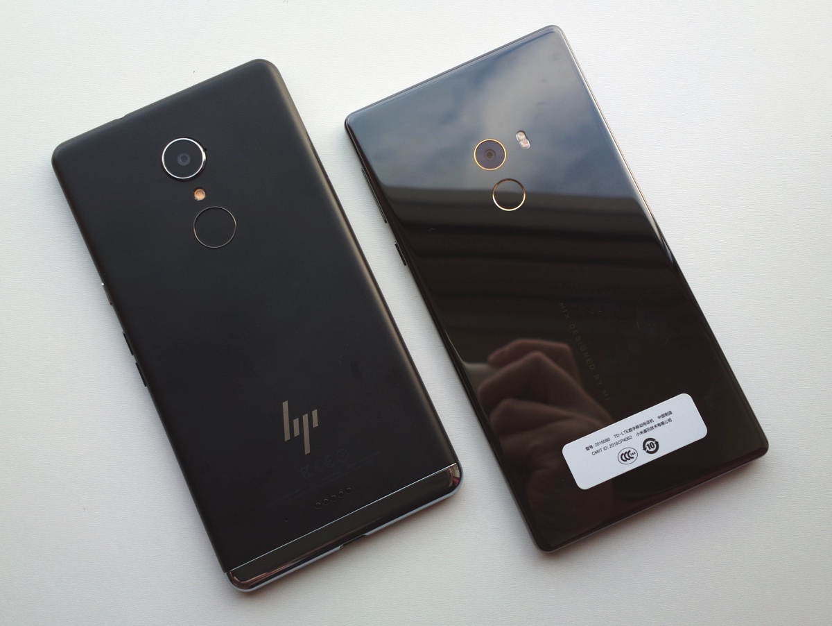 HP Elite X3 and Xiaomi Mi Mix 18K