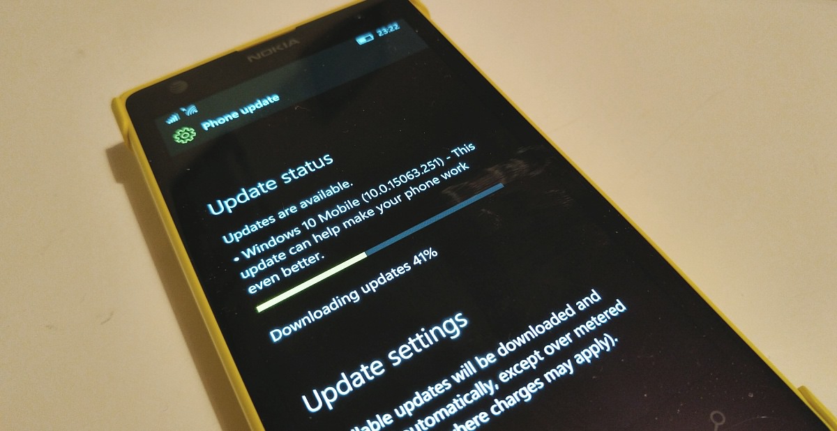 Lumia 1020 on Creators Update