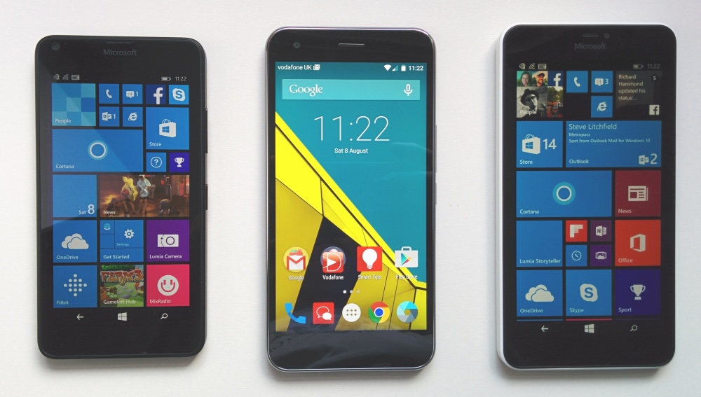 Lumia 640, Vodafone Smart Ultra 6, Lumia 640 XL