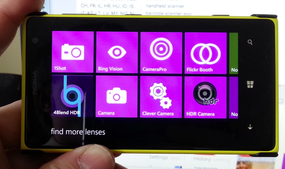 windows phone camera not working