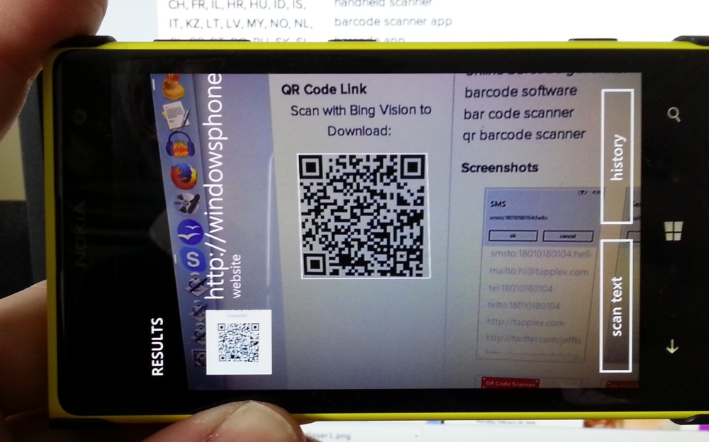 How to: scan QR codes under a Cortana-ed Windows Phone 8.1