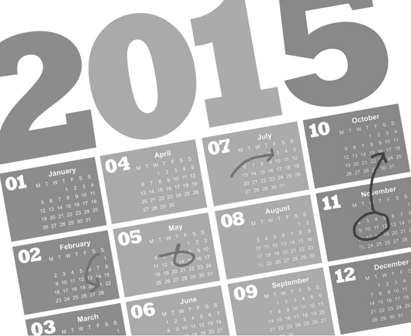 Calendar 2015