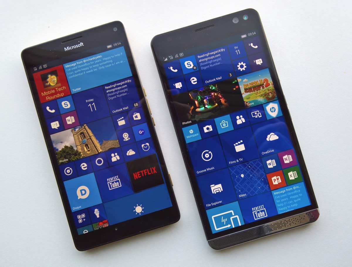 Lumia 950 XL and Elite X3