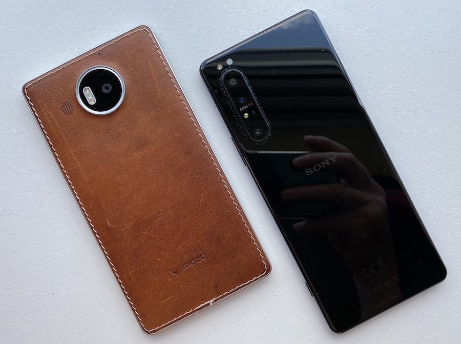 Lumia 950 XL and Sony Xperia 1 II