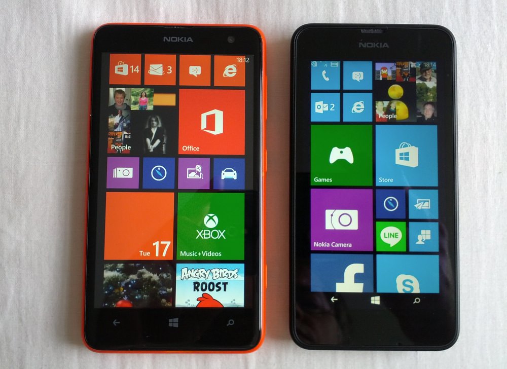 Lumia 625 and 630