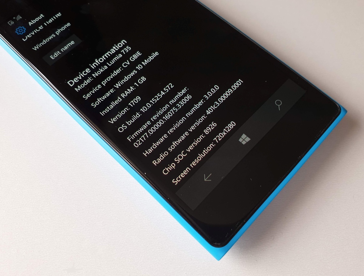 How to: take the Lumia 735 up to branch 1709 and retain monthly updates