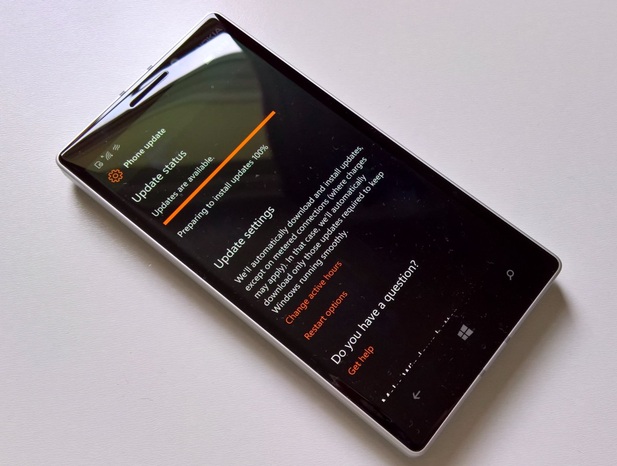 Lumia 930 updating