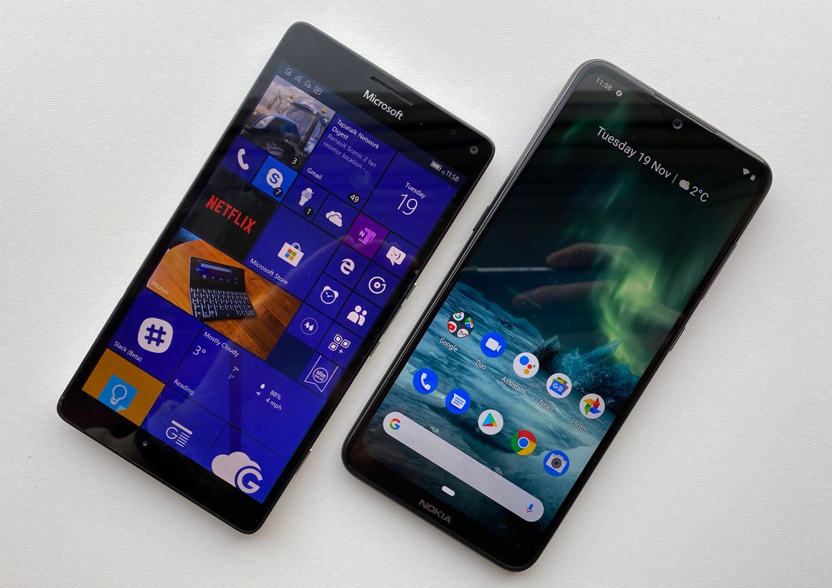 950 XL and Nokia 7.2