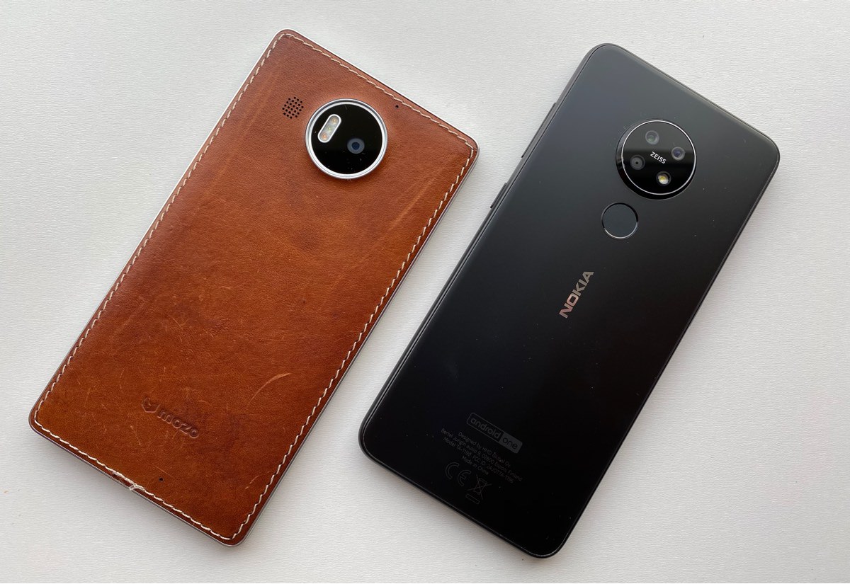 Lumia 950 XL and Nokia 7.2