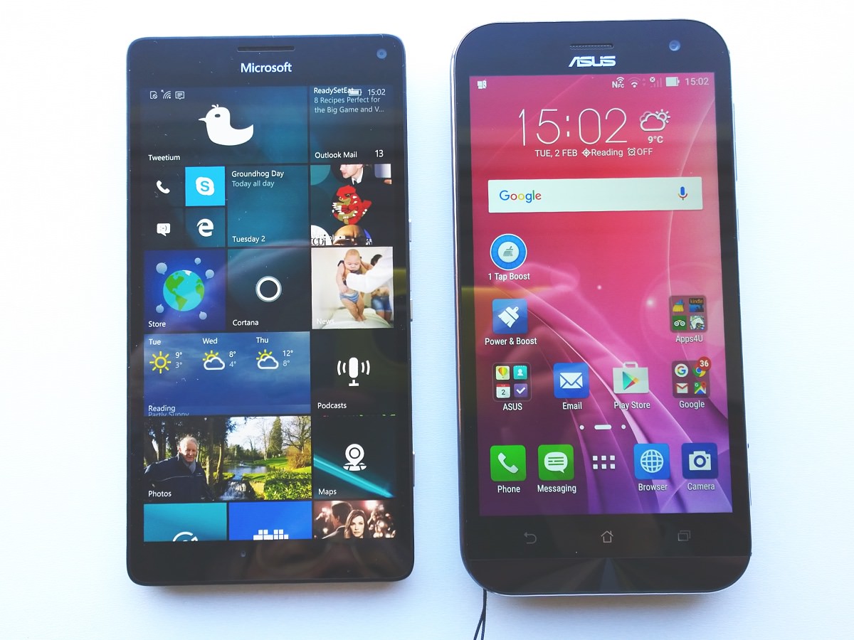 950 XL and Zenfone Zoom