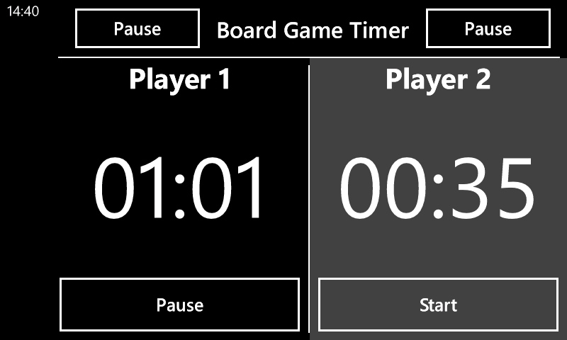 Board Game Clock