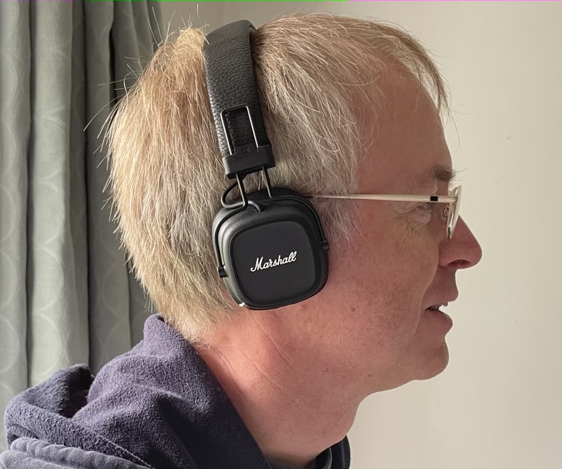 Marshall Major IV On Ear Bluetooth Headphone, + Hours of