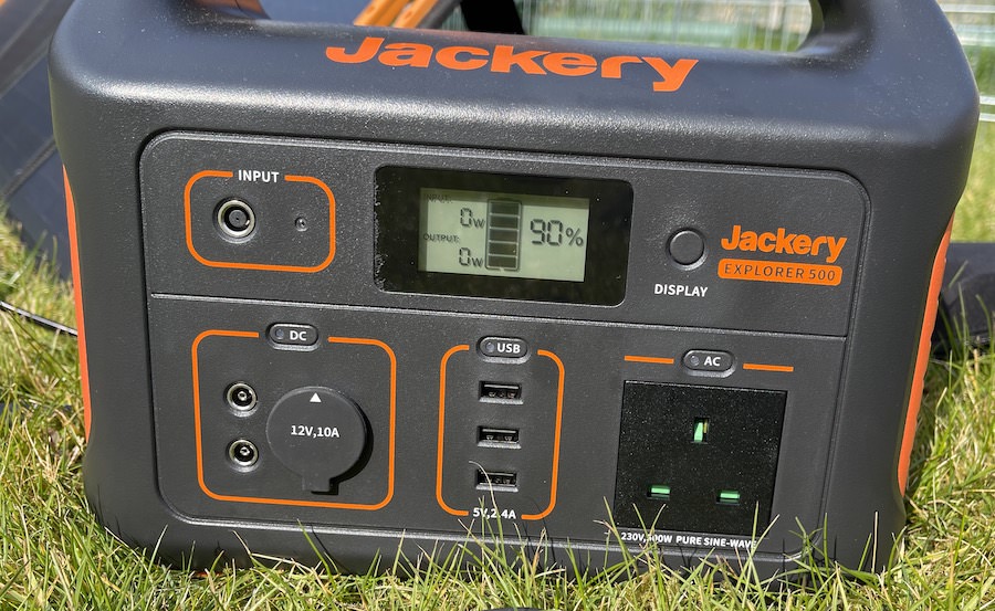 Jackery 500 (solar) power station