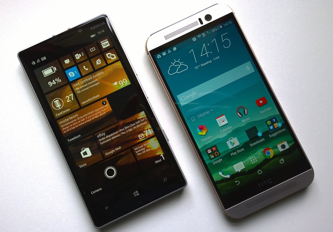 Lumia 930 and HTC One M9