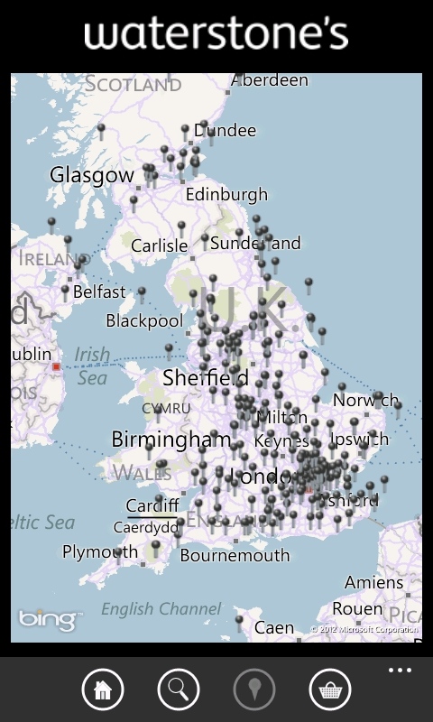Waterstone's Windows Phone app