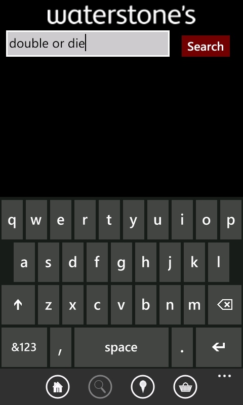 Waterstone's Windows Phone app