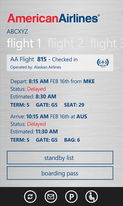 flight status tracker ms768