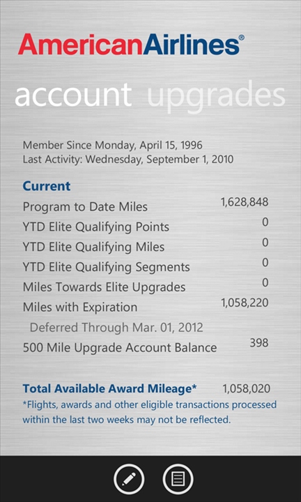 American Airlines app