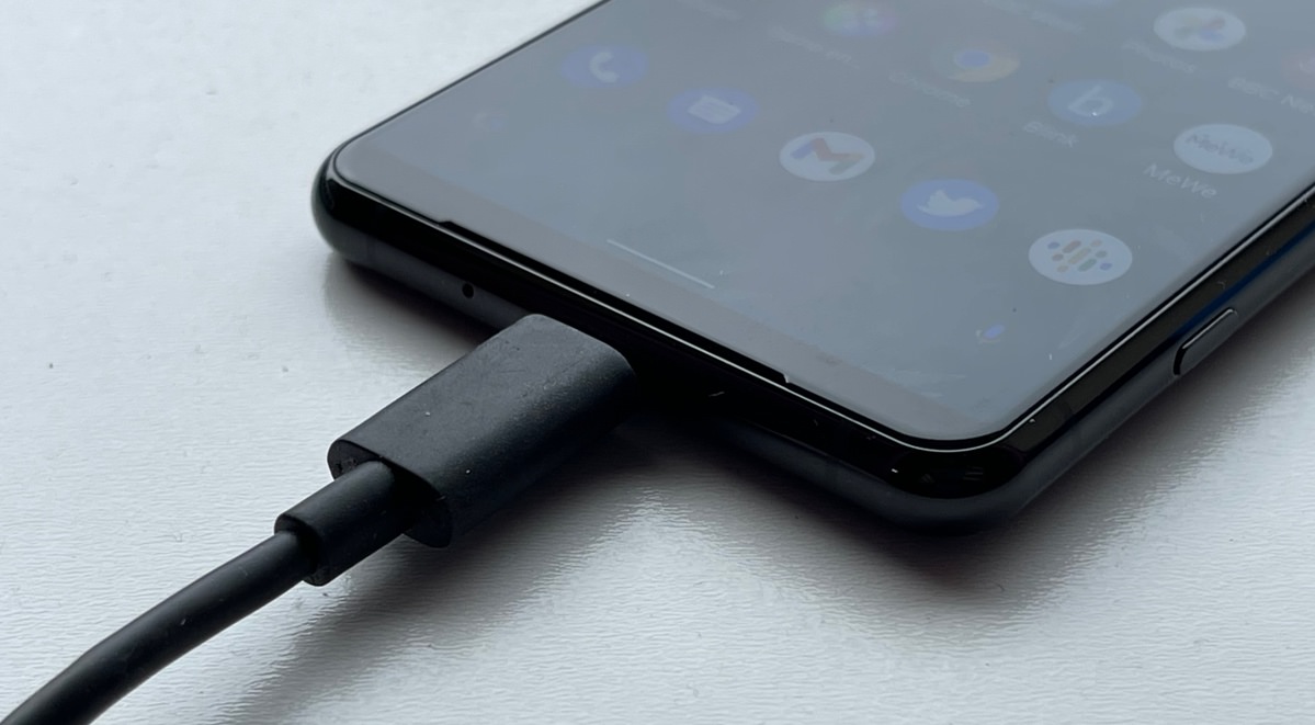 Android on charge