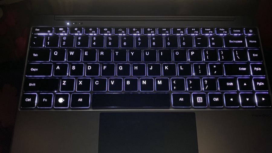 Backlit keyboard