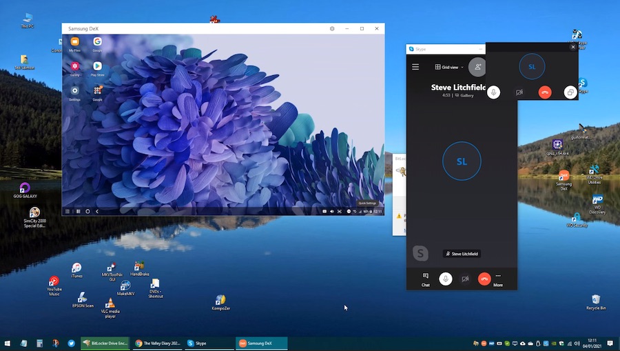 'Your Phone' vs Samsung DeX for Windows