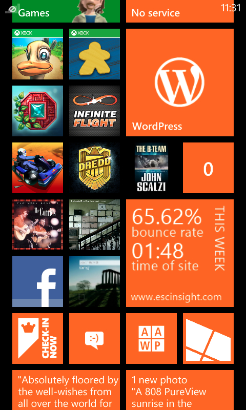 windows phone live tiles apps