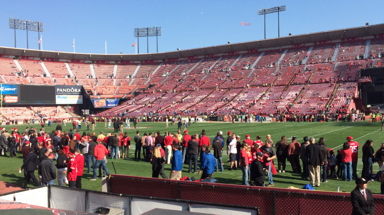 iPhone 5S at Candlestick Park