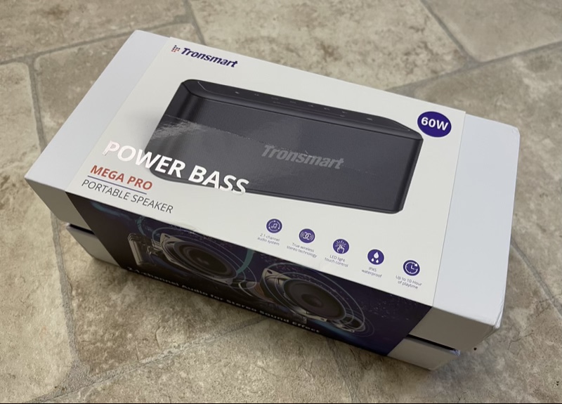 ALTAVOZ PORTATIL TRONSMART MEGA PRO - BLUETOOTH 5.0 - 60W - TWS & NFC