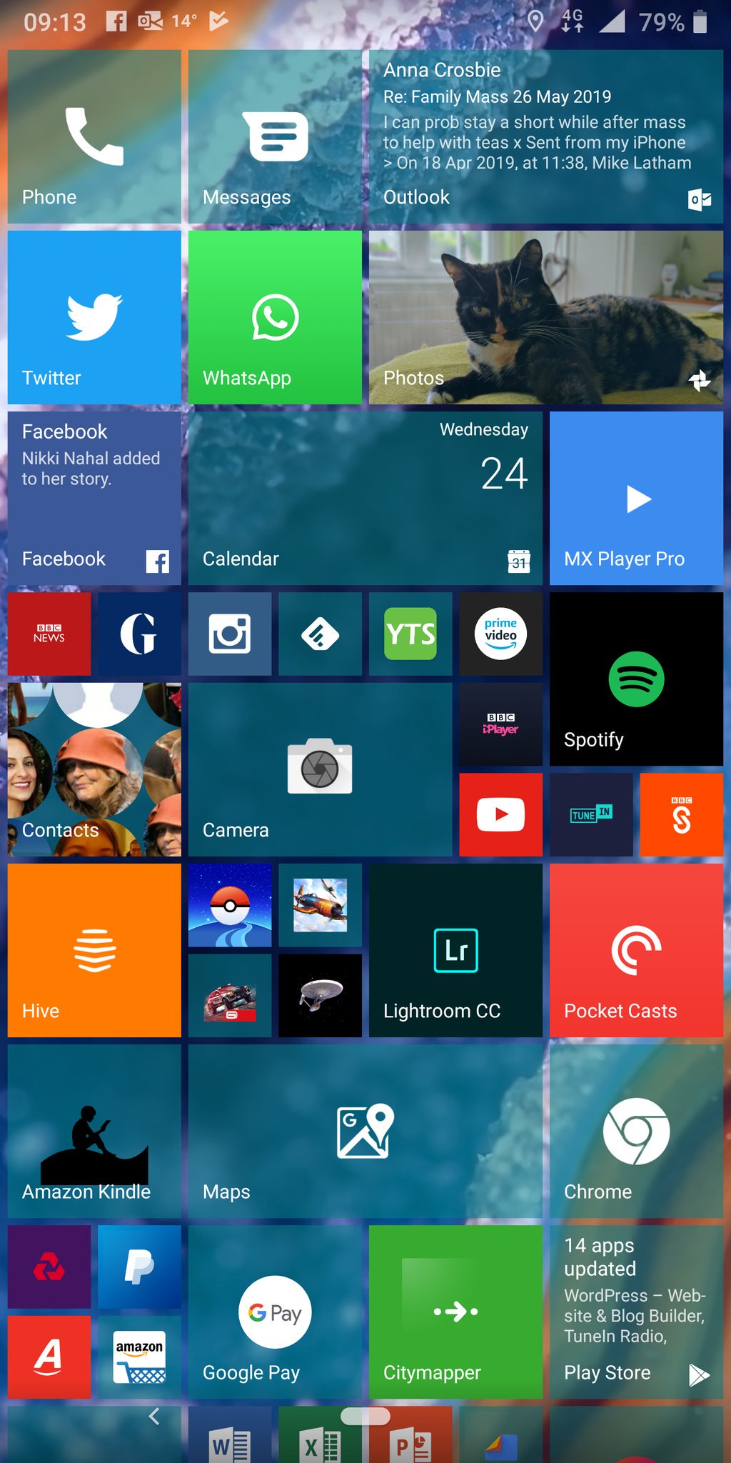 live tiles windows phone