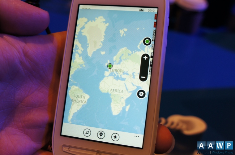 Nokia Maps 0.99 on Windows Phone 